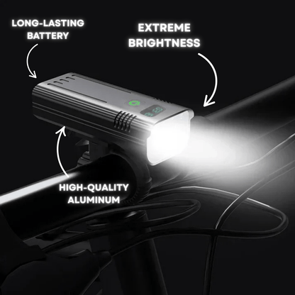 Bright Road Bike Light 5000 Lumen USB Rechargeable
