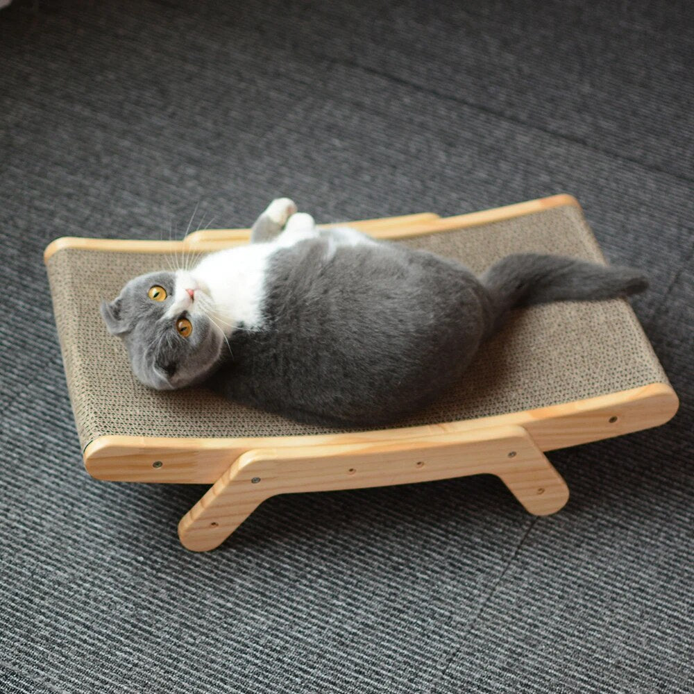 Comfy Kitty Scratching Post Bed