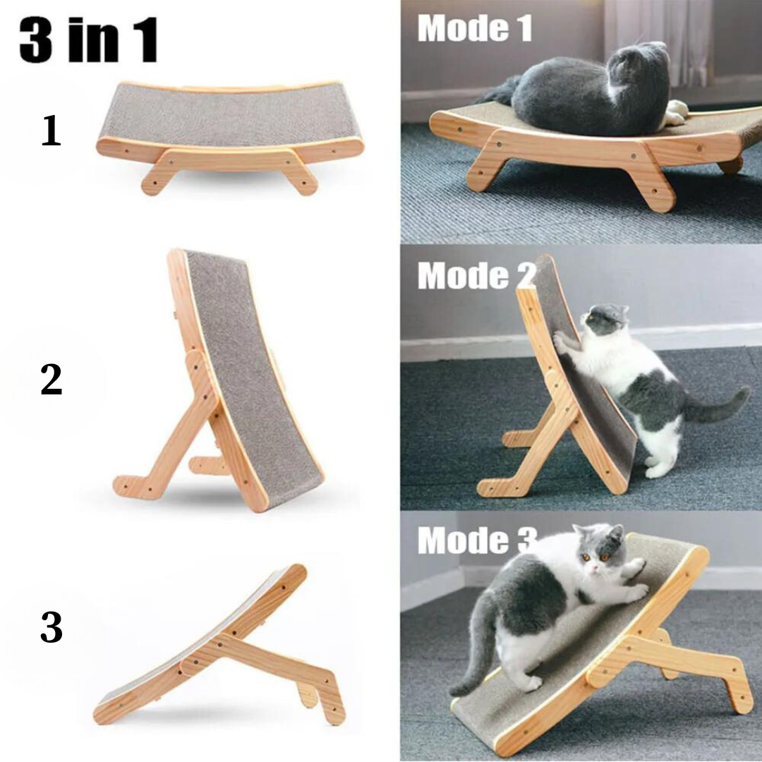 Comfy Kitty Scratching Post Bed