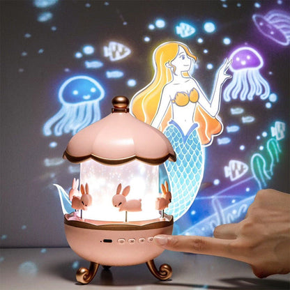 Colorful Night Light Projector with Music and Sounds