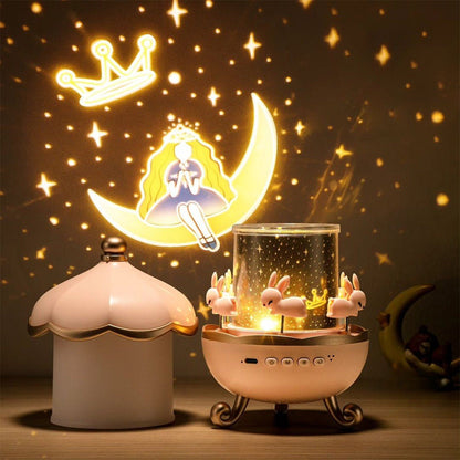 Colorful Night Light Projector with Music and Sounds