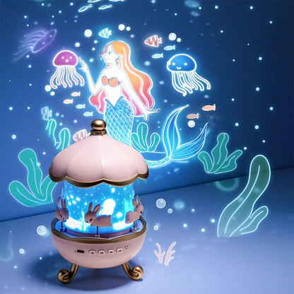 Colorful Night Light Projector with Music and Sounds