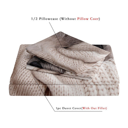 Soft Vintage Duvet Cover Set - Breathable & Allergy Friendly