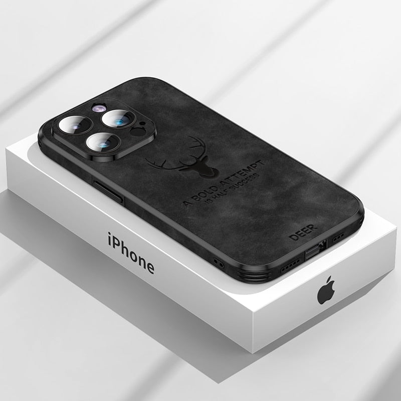 Premium Leather iPhone Case with Impact Protection