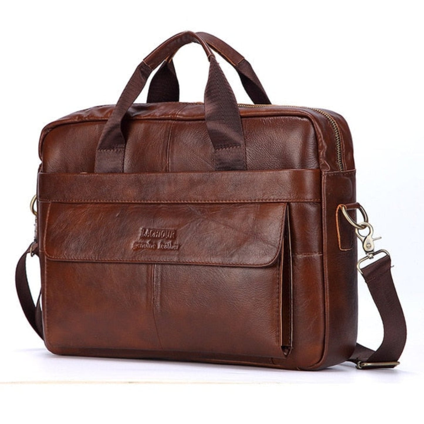 Premium Leather Laptop Backpack Victor
