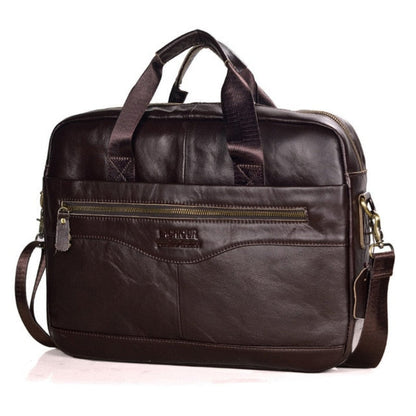 Premium Leather Laptop Backpack Victor