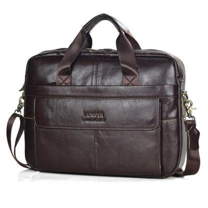Premium Leather Laptop Backpack Victor