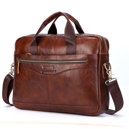 Premium Leather Laptop Backpack Victor
