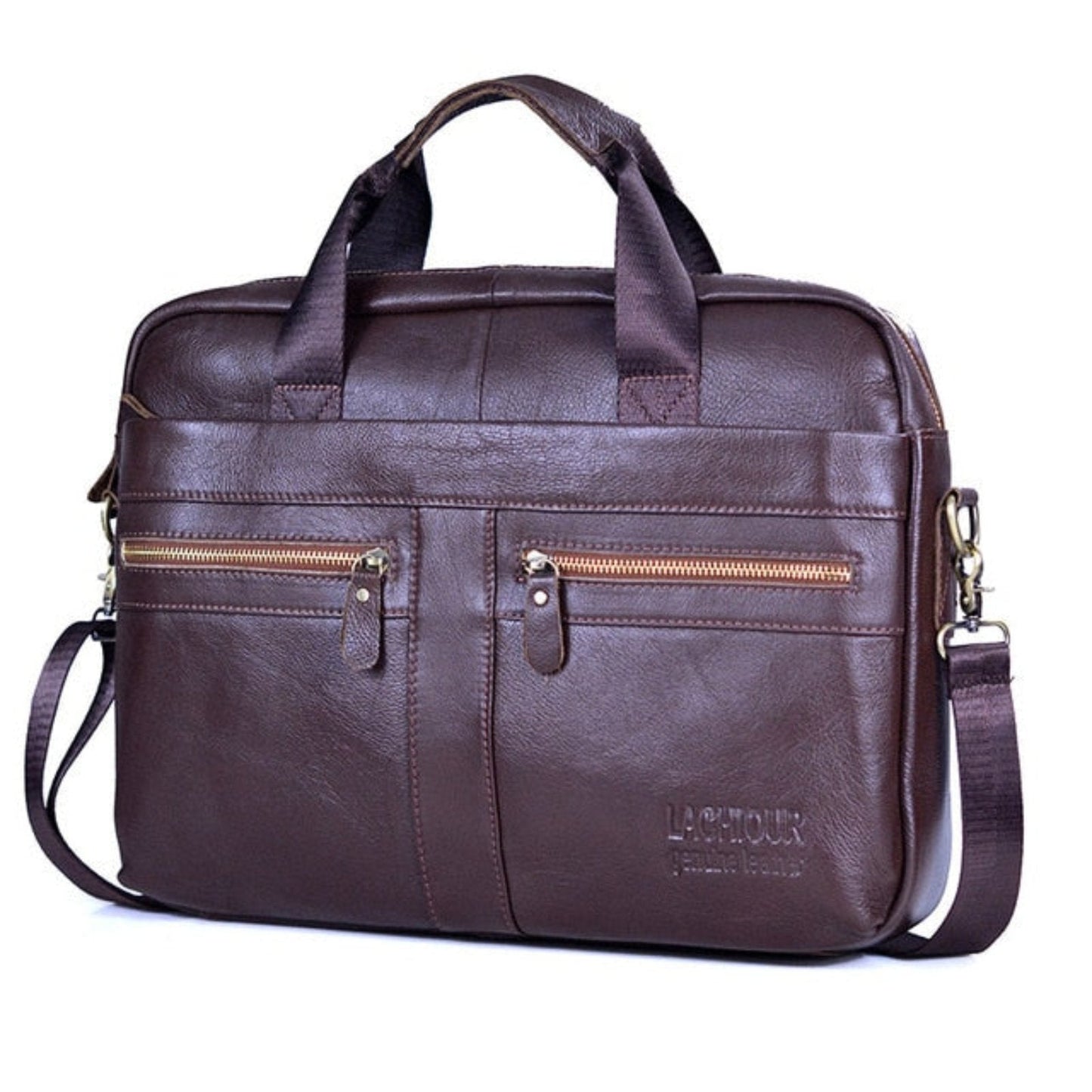 Premium Leather Laptop Backpack Victor