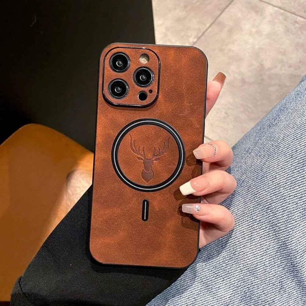 Premium Leather Phone Cover with Magnet Closure - Befez