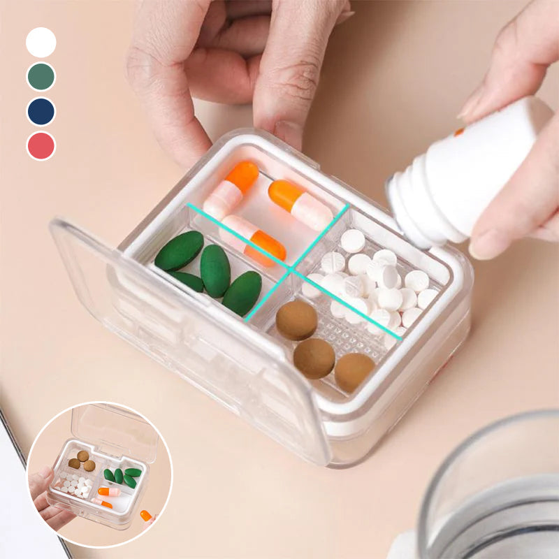 Compact Travel Pill Container