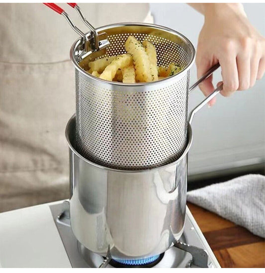 Space Saving Electric Deep Fryer Set with Oil Control - Befez