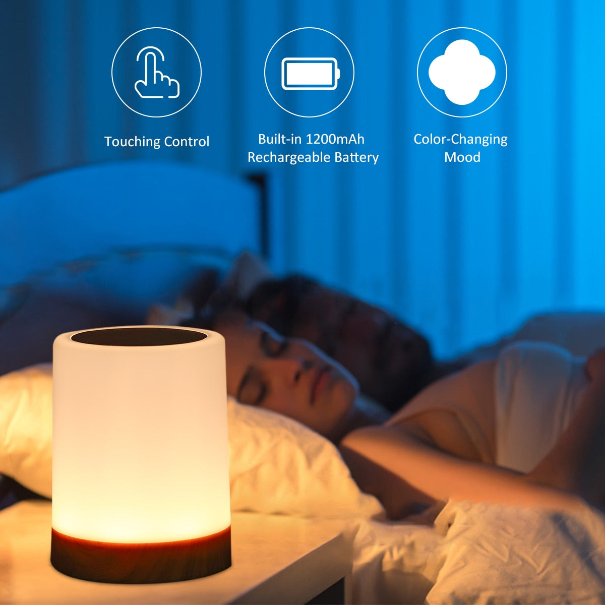 Warm Ambient LED Night Lamp
