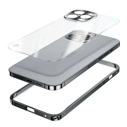 Strong MagSafe Case for iPhone 15 - Metal Cover - Befez
