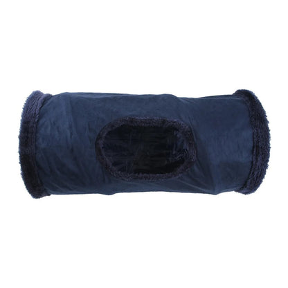 Foldable Faux Fur Pet Tunnel Playhouse