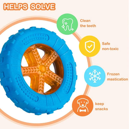 Tough Rubber Dog Toys - Fun and Safe Pet Play