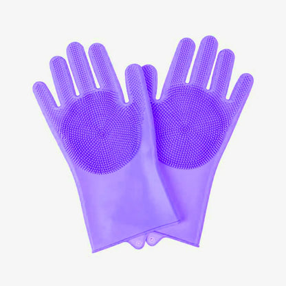 Soft Pet Grooming Bath Gloves