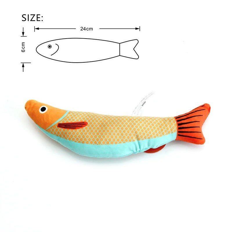 Fun Interactive Catnip Toy Fish