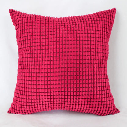 Soft Cushion Cover with Fun Corn Pattern