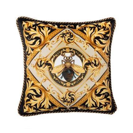 Premium Gold Pillowcase with Bee Pattern for Sophisticated Homes