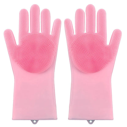 Soft Pet Grooming Bath Gloves