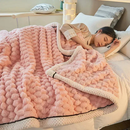 Soft Plush Winter Throw Blanket