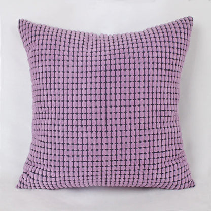 Soft Cushion Cover with Fun Corn Pattern