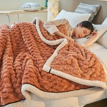 Soft Plush Winter Throw Blanket