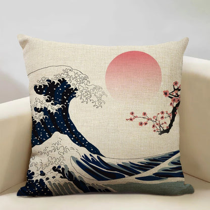 Beautiful Mount Fuji Decorative Pillow Cover