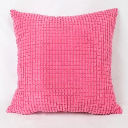 Soft Cushion Cover with Fun Corn Pattern