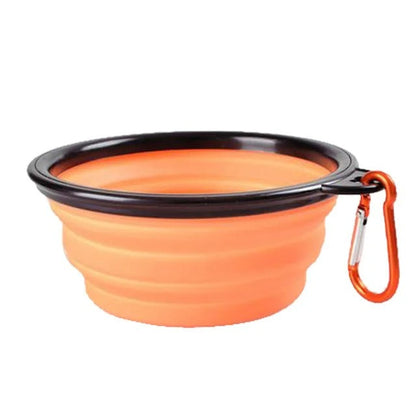 Portable Collapsible Pet Food Bowl