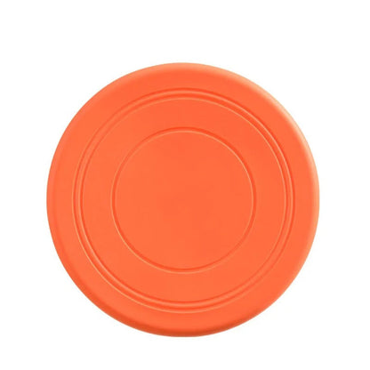 Vibrant Silicone Dog Frisbee Toy
