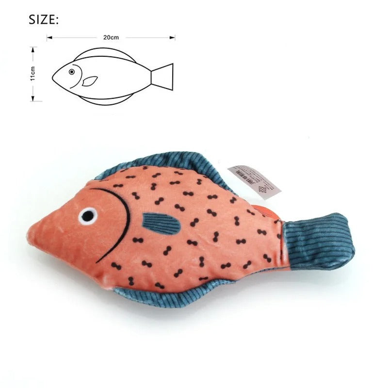 Fun Interactive Catnip Toy Fish