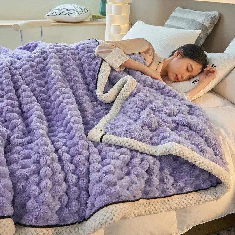 Soft Plush Winter Throw Blanket