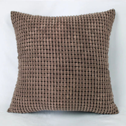 Soft Cushion Cover with Fun Corn Pattern