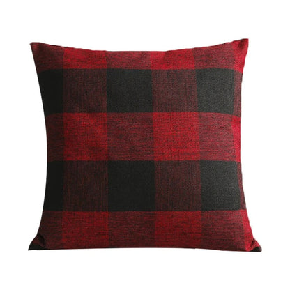 Classic Plaid Home Cushion Cover