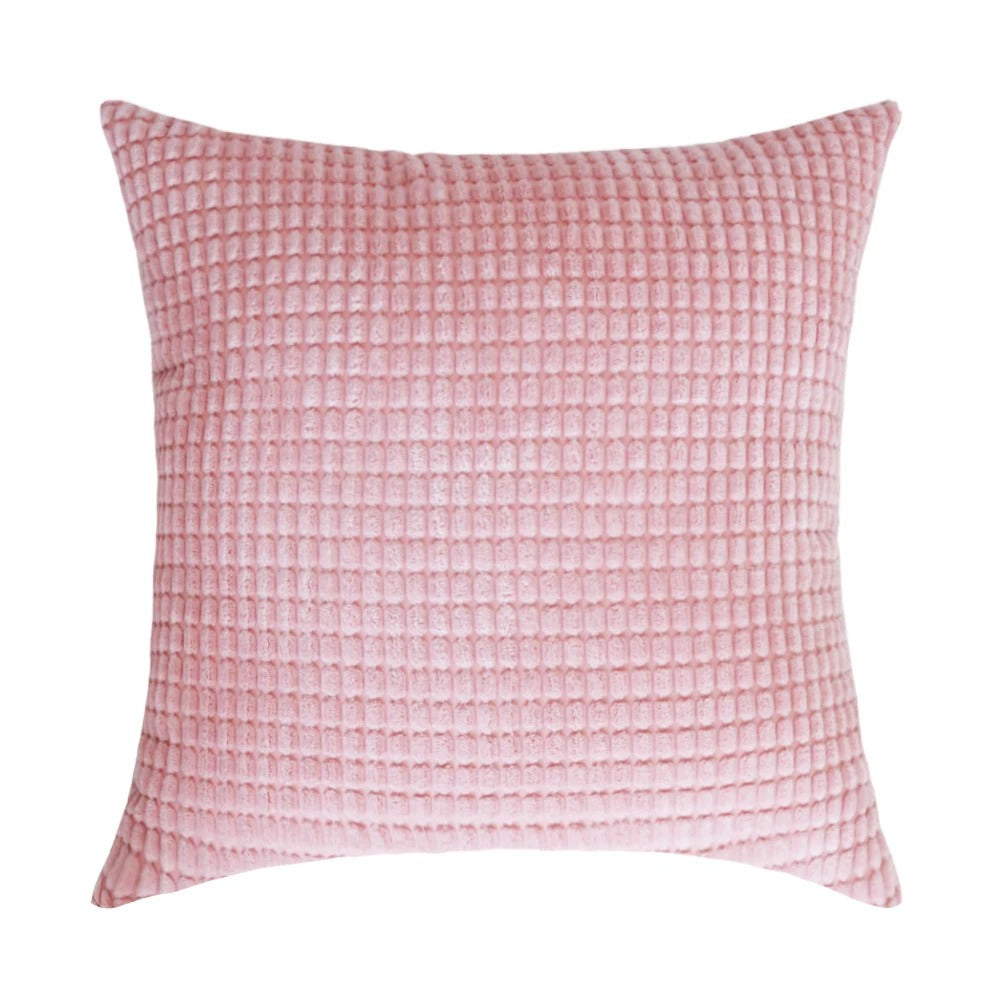 Soft Cushion Cover with Fun Corn Pattern