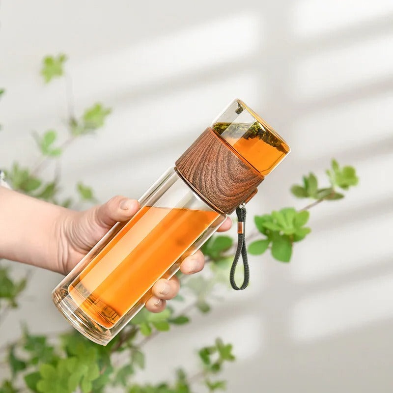 Clear Travel Water Bottle with Infuser - Befez