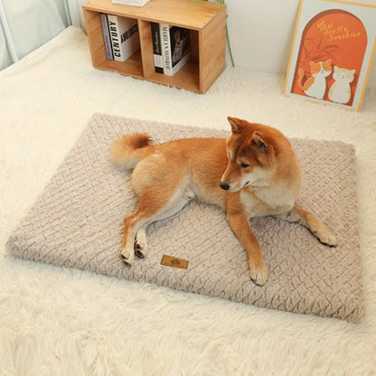 Plush Pet Dog Bed Mat