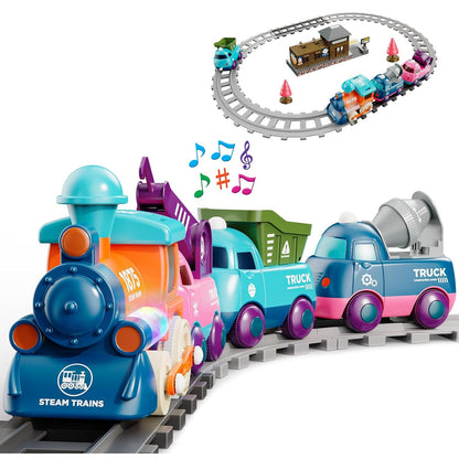 Fun Musical Train Set with Multiple Cars