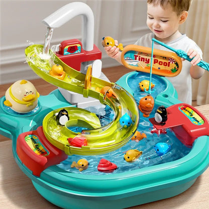 Compact Kids Wooden Play Kitchen - Befez