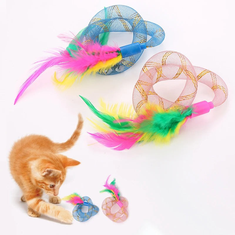 Colorful String Cat Play Toy - Befez