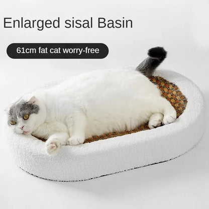 Plush Cat Bed for Pets