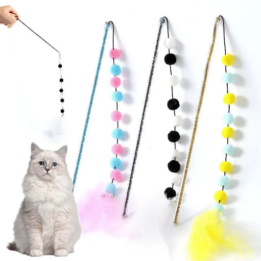 Colorful Cat Teaser Fun Toy - Befez