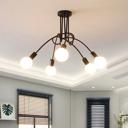 Retro Style LED Ceiling Light Fixture