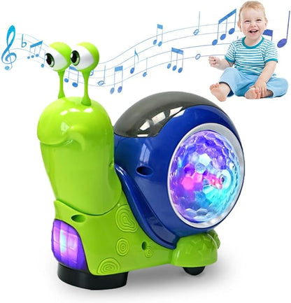 Colorful LED Musical Snail Toy