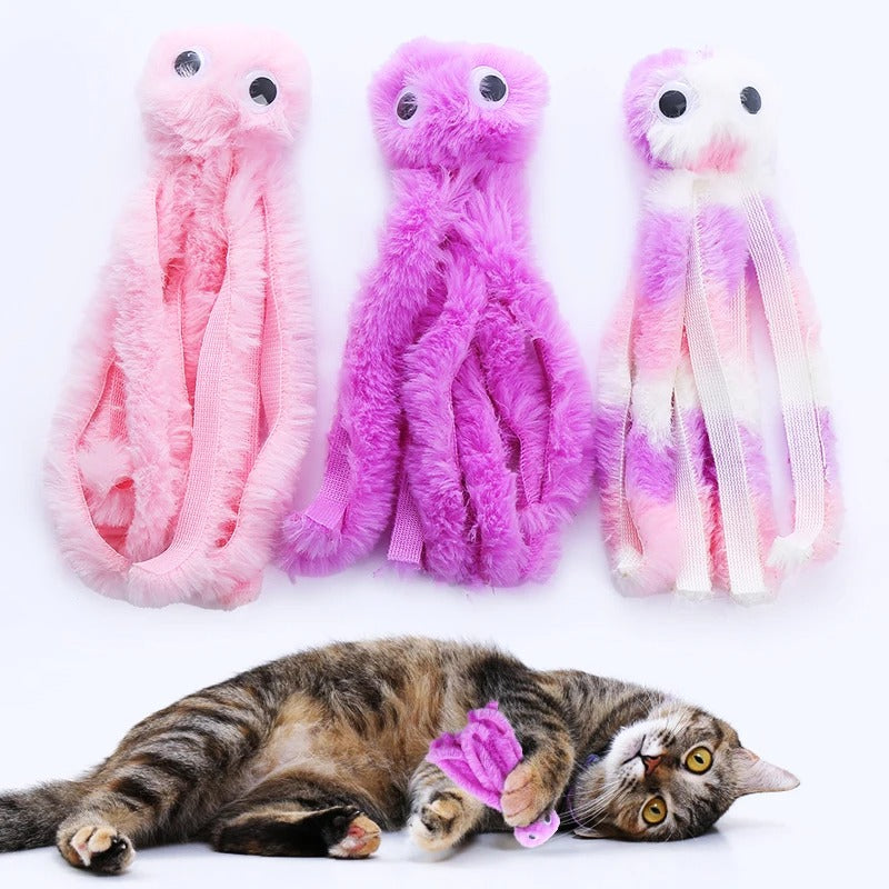Fun Octopus Kitten Teaser Toy - Befez