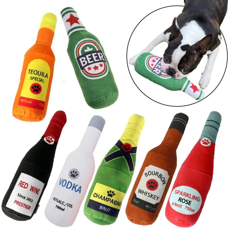 Fun Bottle Shaped Pet Dog Toy