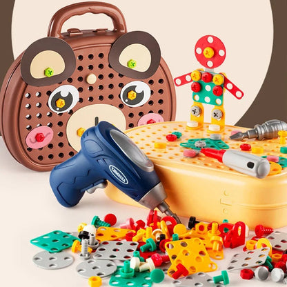 Compact Toolbox for Little Handymen