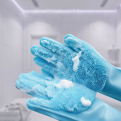 Soft Pet Grooming Bath Gloves